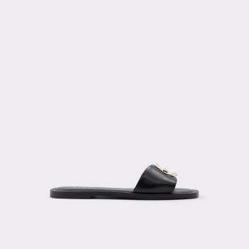 Aldo Glaeswen Platta Sandaler Dam Svarta | nppa2UHi