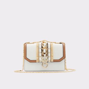 Aldo Rheanastraw Crossbody Väska Dam Vita | lcGHgCE6