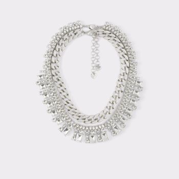 Aldo Rhodia Halsband Dam Silver-Clear Multi | BAlcNHpY