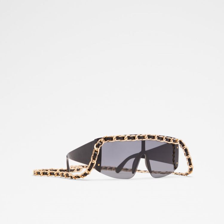 Aldo Adroirwen Solglasögon Dam Black-Gold Multi | ch746Yl4