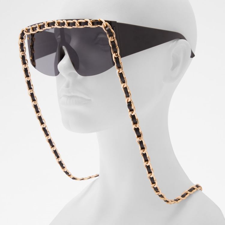 Aldo Adroirwen Solglasögon Dam Black-Gold Multi | ch746Yl4