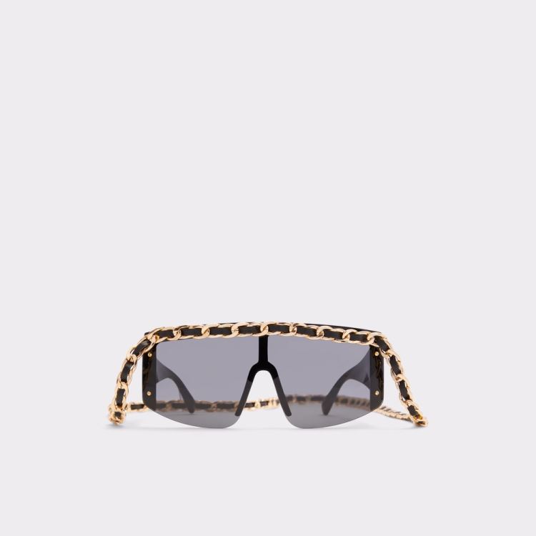 Aldo Adroirwen Solglasögon Dam Black-Gold Multi | ch746Yl4