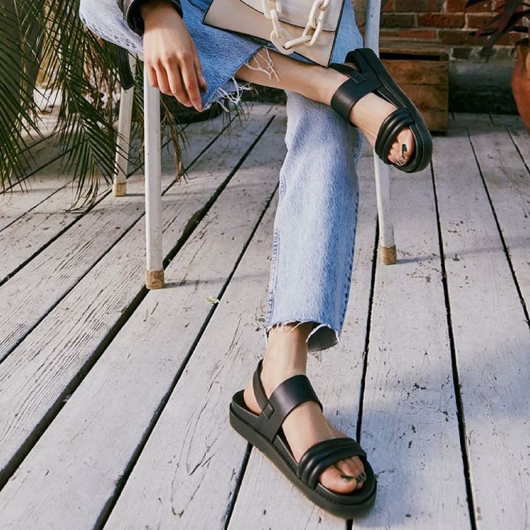Aldo Adwerrandra Platta Sandaler Dam Svarta | td15SxAe