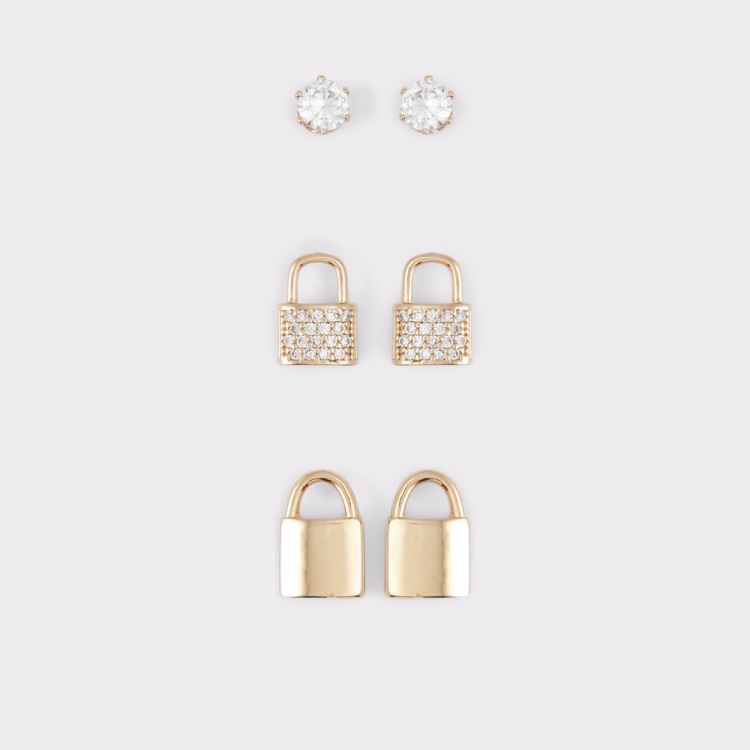Aldo Afoemas Örhängen Dam Gold-Clear Multi | Nx1tuYxj