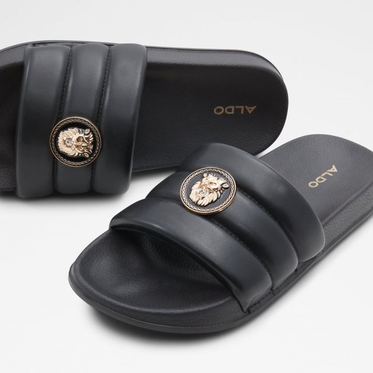 Aldo Brerra Tofflor Dam Black-Gold Multi | 96xCcyIu