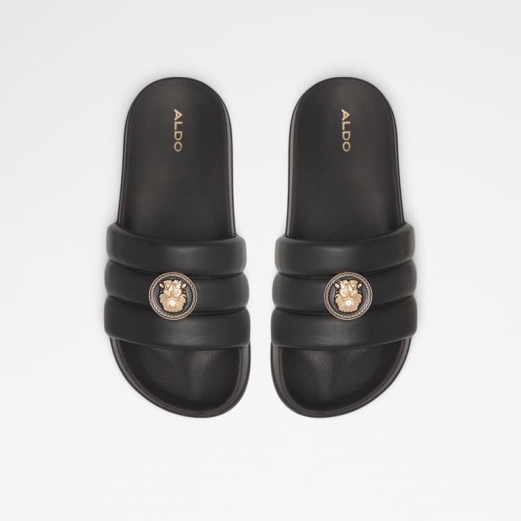 Aldo Brerra Tofflor Dam Black-Gold Multi | 96xCcyIu