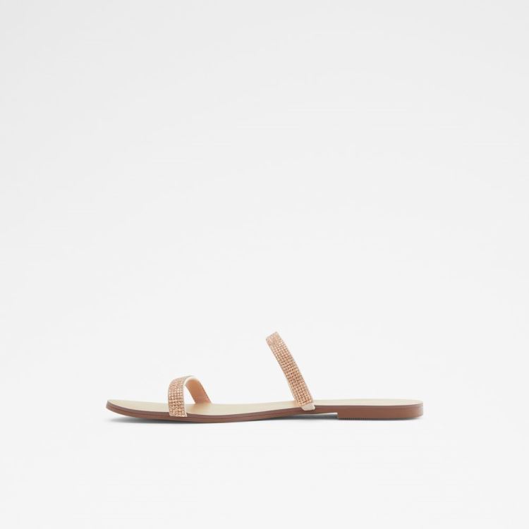 Aldo Crelallan Platta Sandaler Dam Natural | UmNX6698