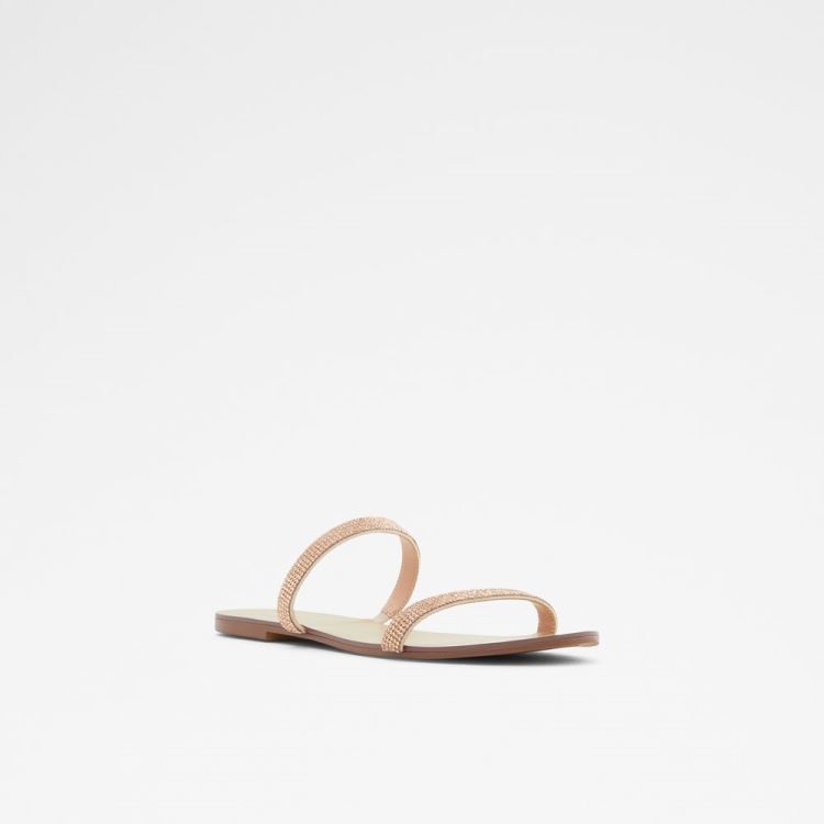 Aldo Crelallan Platta Sandaler Dam Natural | UmNX6698