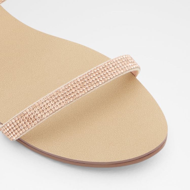 Aldo Crelallan Platta Sandaler Dam Natural | UmNX6698