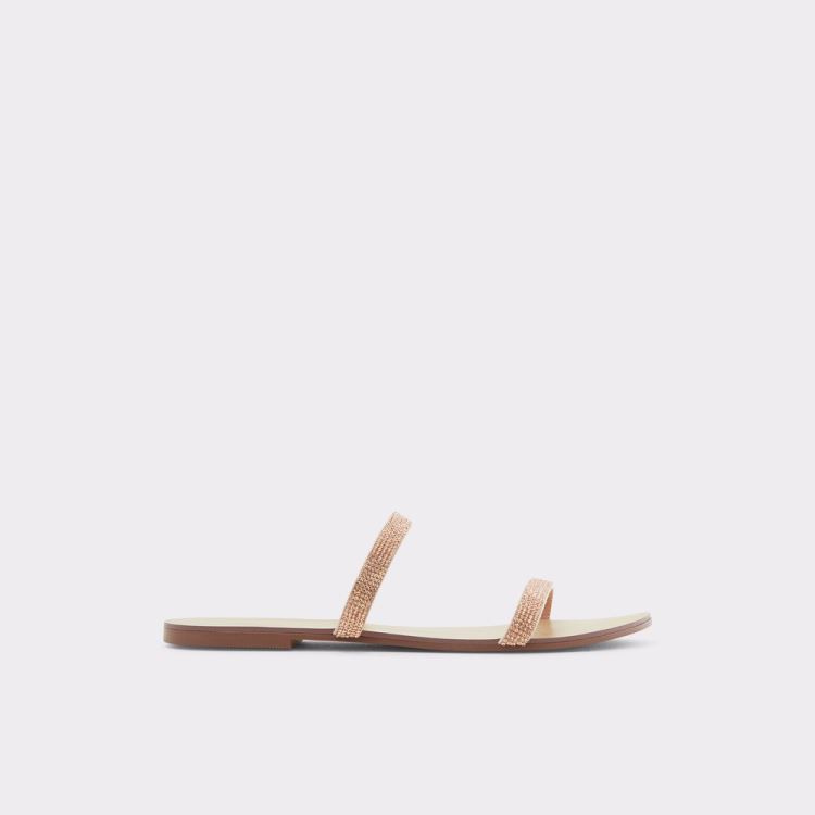 Aldo Crelallan Platta Sandaler Dam Natural | UmNX6698