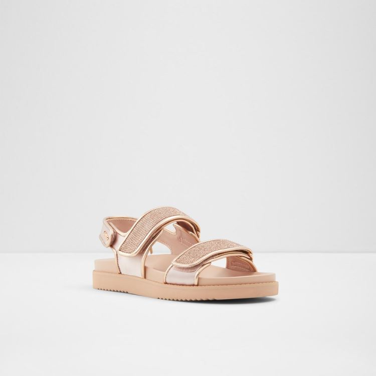 Aldo Eowiliwia Platta Sandaler Dam Rosa Guld | WEogksPt