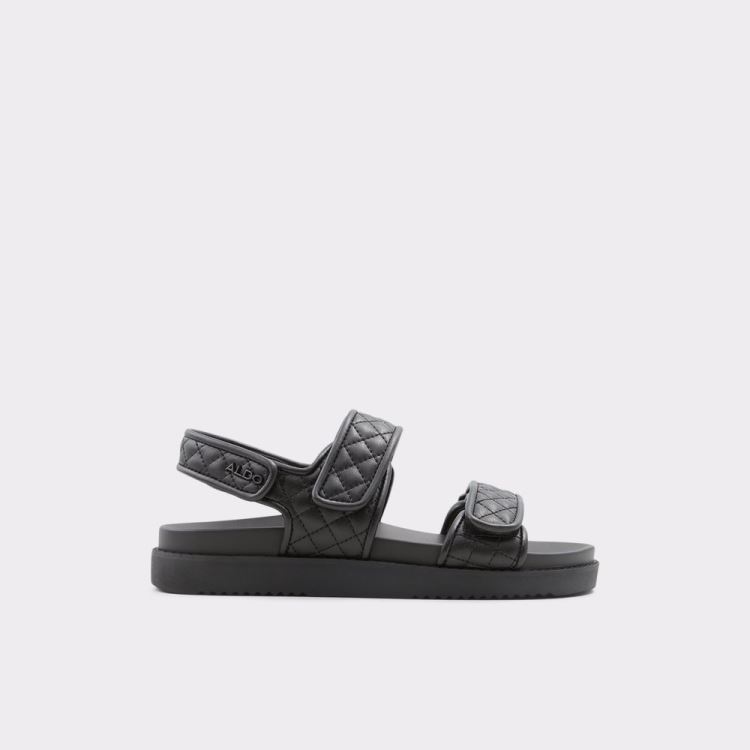 Aldo Eowiliwia Platta Sandaler Dam Svarta | HPSDelNr