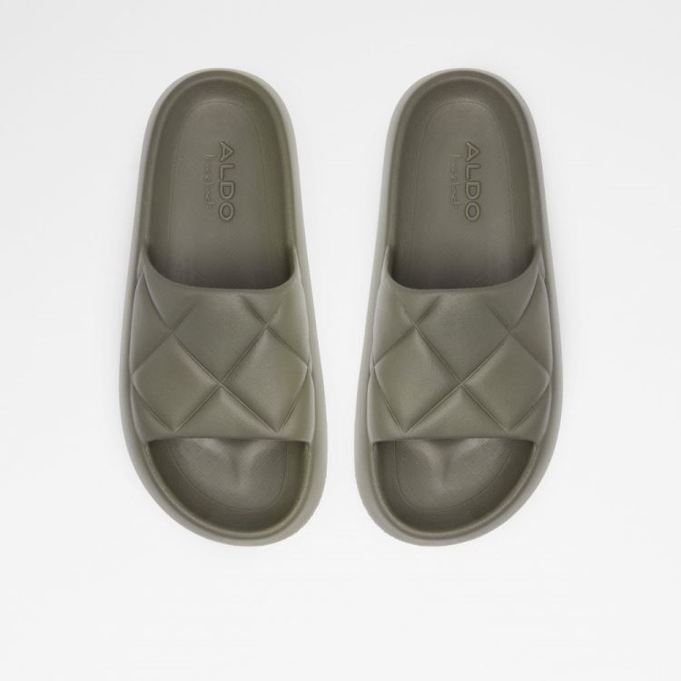 Aldo Ereras Platta Sandaler Dam Khaki | sONgc07Q
