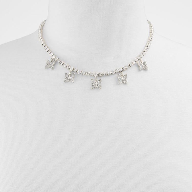 Aldo Filian Halsband Dam Silver-Clear Multi | yCPGidLA