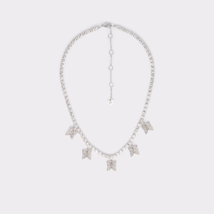 Aldo Filian Halsband Dam Silver-Clear Multi | yCPGidLA