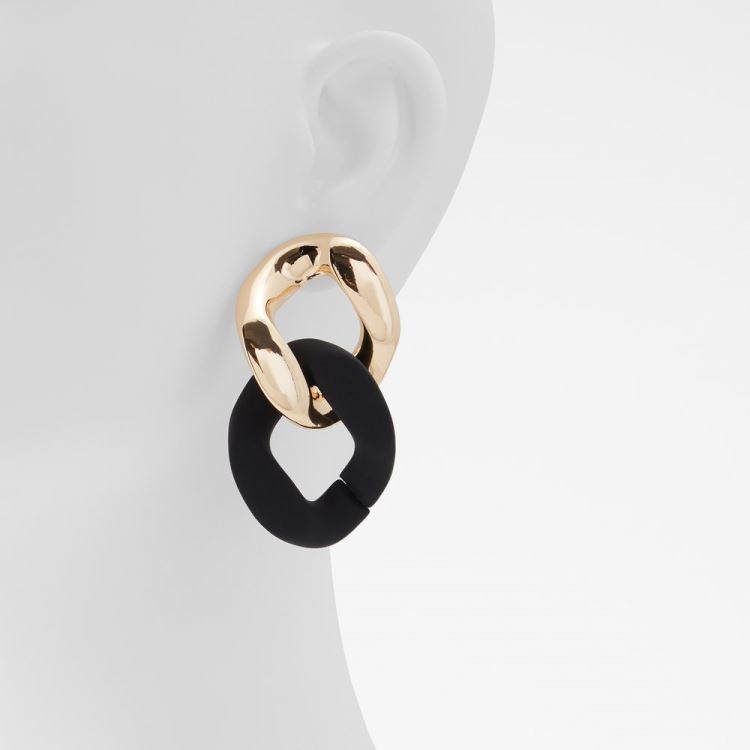 Aldo Galare Örhängen Dam Black-Gold Multi | bgda7QvL