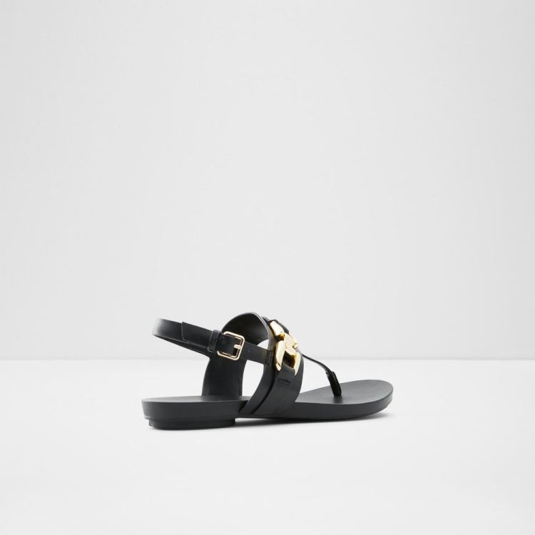 Aldo Gannamaryn Platta Sandaler Dam Svarta | xFRhbdkF