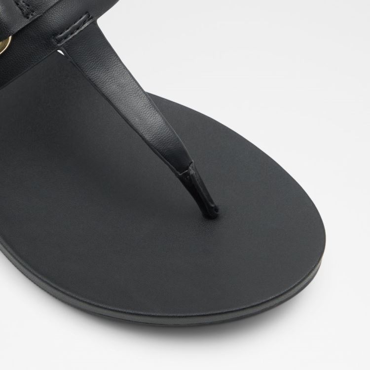 Aldo Gannamaryn Platta Sandaler Dam Svarta | xFRhbdkF