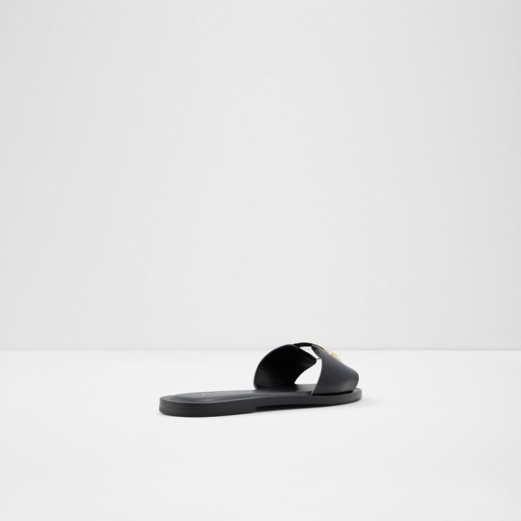 Aldo Glaeswen Platta Sandaler Dam Svarta | nppa2UHi