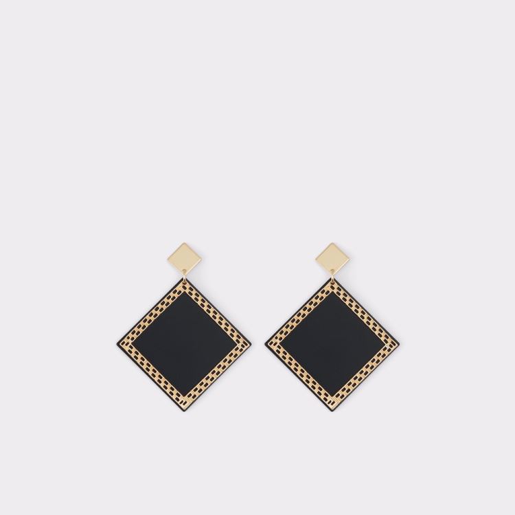 Aldo Indawgyi Örhängen Dam Black-Gold Multi | qzFmDZDK