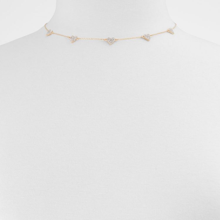 Aldo Miroahar Halsband Dam Gold-Clear Multi | kMO5MpvK