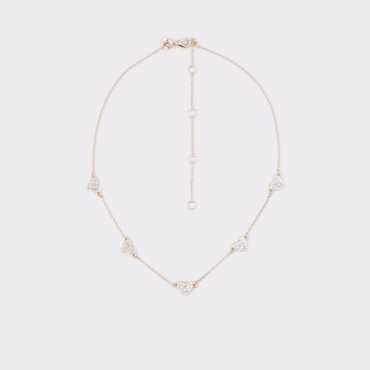Aldo Miroahar Halsband Dam Gold-Clear Multi | kMO5MpvK