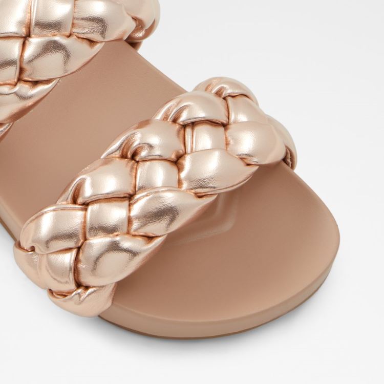 Aldo Oaka Platta Sandaler Dam Rosa Guld | 2BKnHo7d