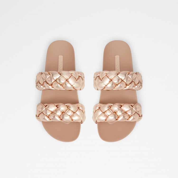 Aldo Oaka Platta Sandaler Dam Rosa Guld | 2BKnHo7d