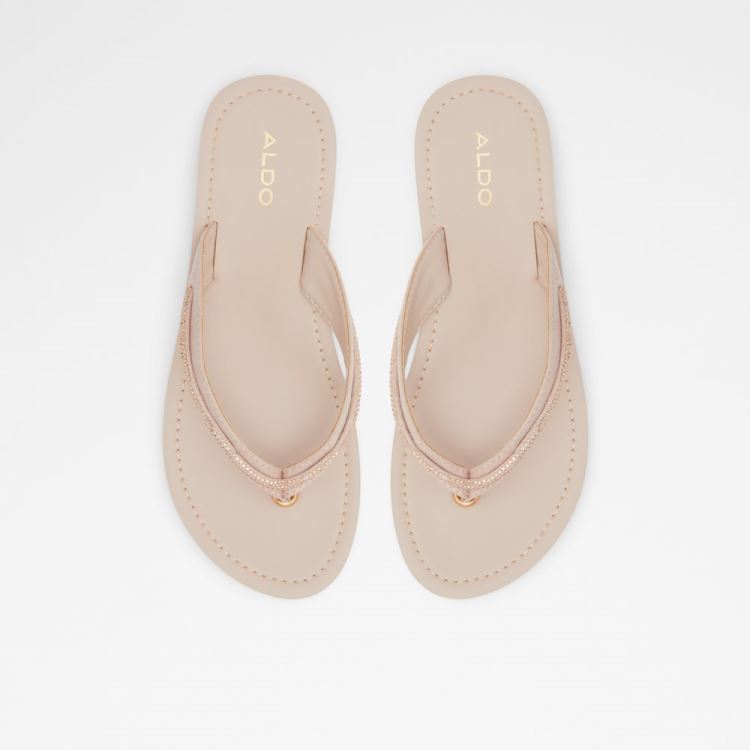 Aldo Polo Platta Sandaler Dam Rosa Guld | KuP7S3Fy