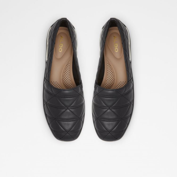 Aldo Quilten Loafers Dam Svarta | PZkKrsQc