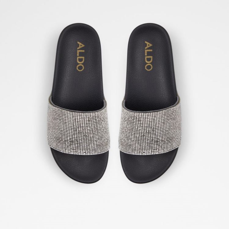 Aldo Retrograde Platta Sandaler Dam Black-Silver Multi | VqOXybn5