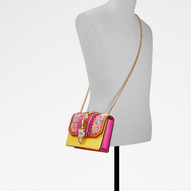 Aldo Rheanastraw Crossbody Väska Dam Rosa | Kk0CUGbP