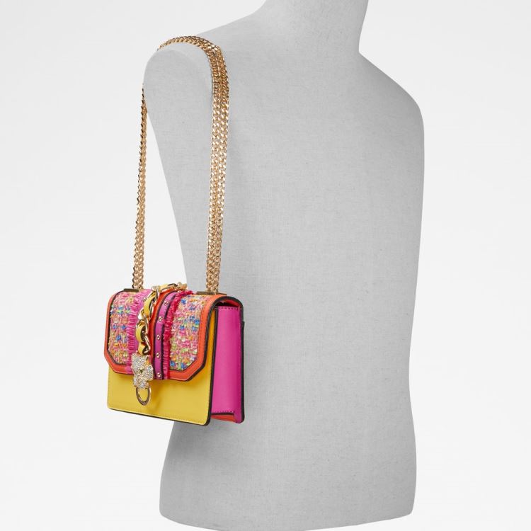Aldo Rheanastraw Crossbody Väska Dam Rosa | Kk0CUGbP