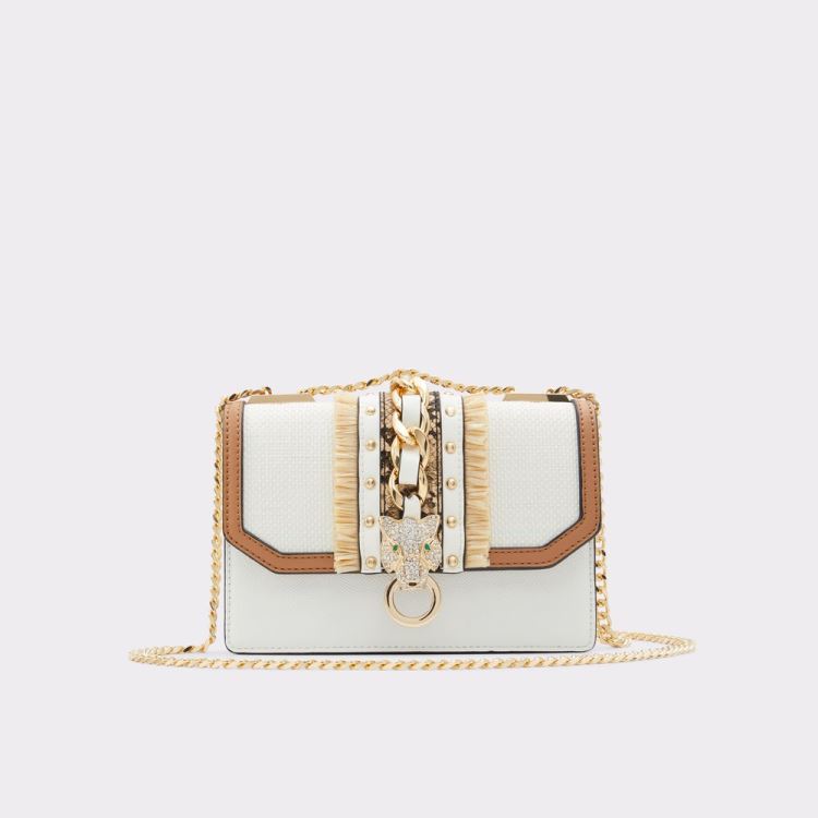 Aldo Rheanastraw Crossbody Väska Dam Vita | lcGHgCE6