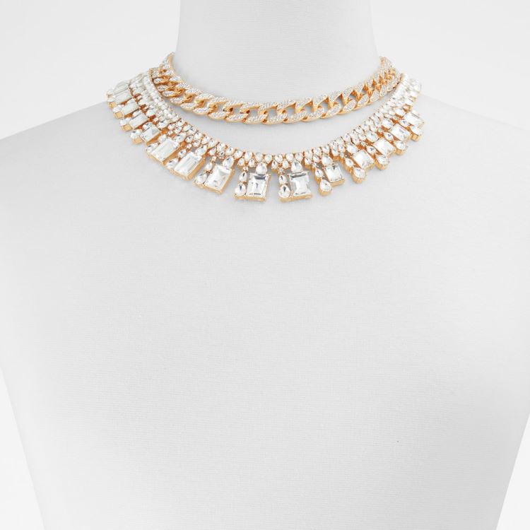 Aldo Rhodia Halsband Dam Gold-Clear Multi | A9GUhOHi