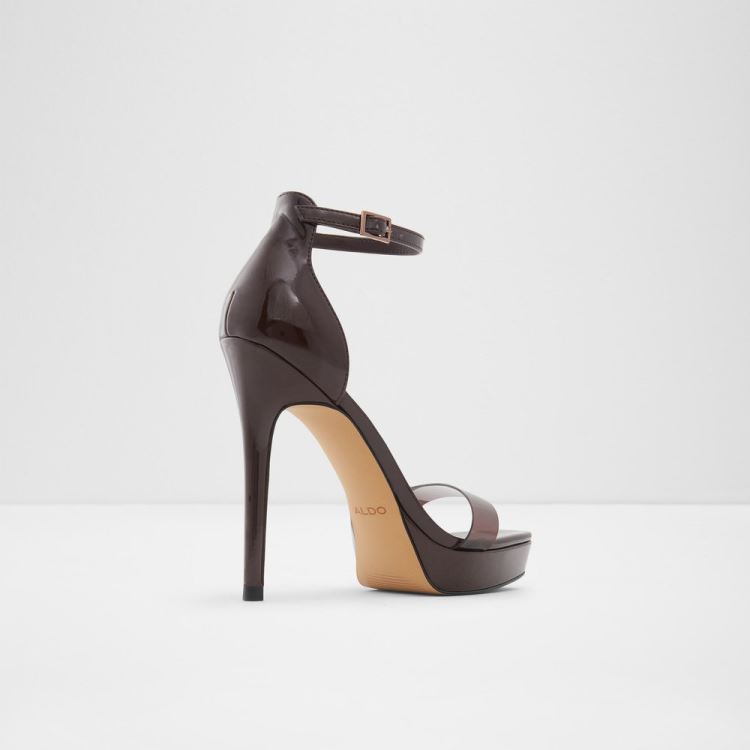 Aldo Scarlett Platform Skor Dam Mörkbruna | dJFrDJVr