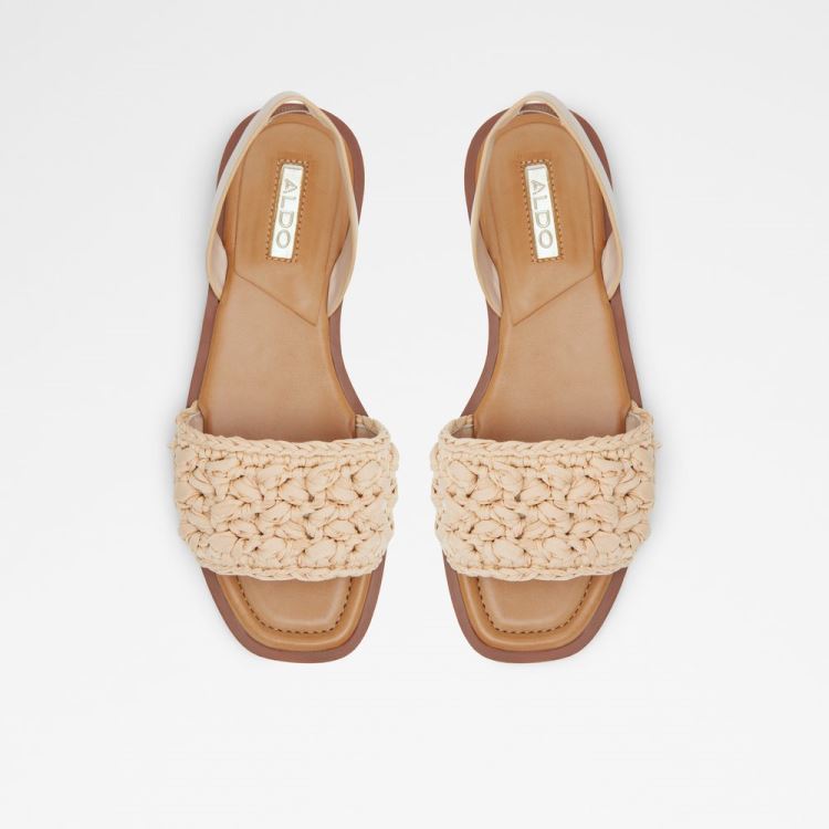 Aldo Solena Platta Sandaler Dam Natural | RKhEqZe1