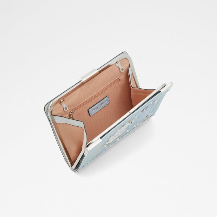 Aldo Storybooktwo Clutch Väska Dam Ljusblå | JHUU31TQ