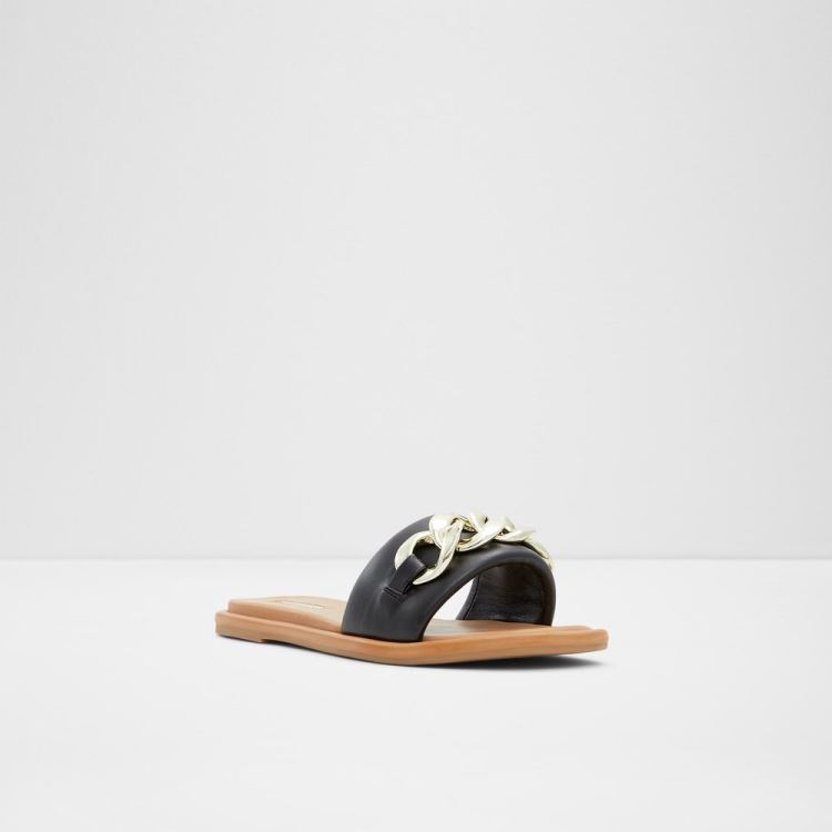Aldo Sydling Platta Sandaler Dam Svarta | Lyio1T4C