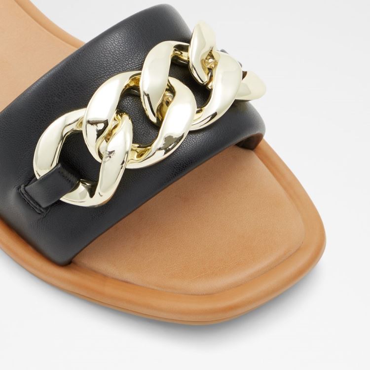 Aldo Sydling Platta Sandaler Dam Svarta | Lyio1T4C