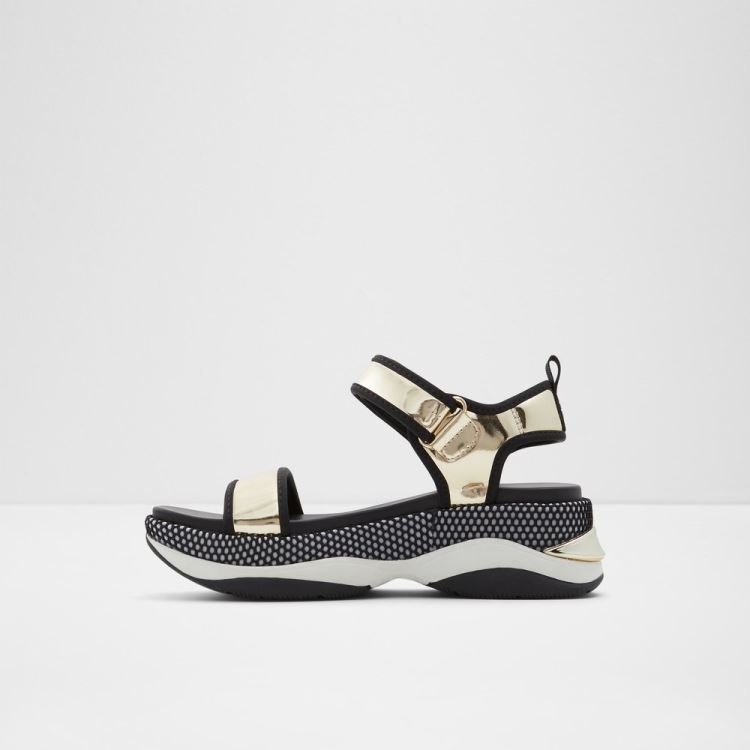 Aldo Talenagyn Sandaler Dam Black-Gold Multi | AKyqPemA