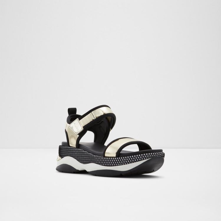 Aldo Talenagyn Sandaler Dam Black-Gold Multi | AKyqPemA