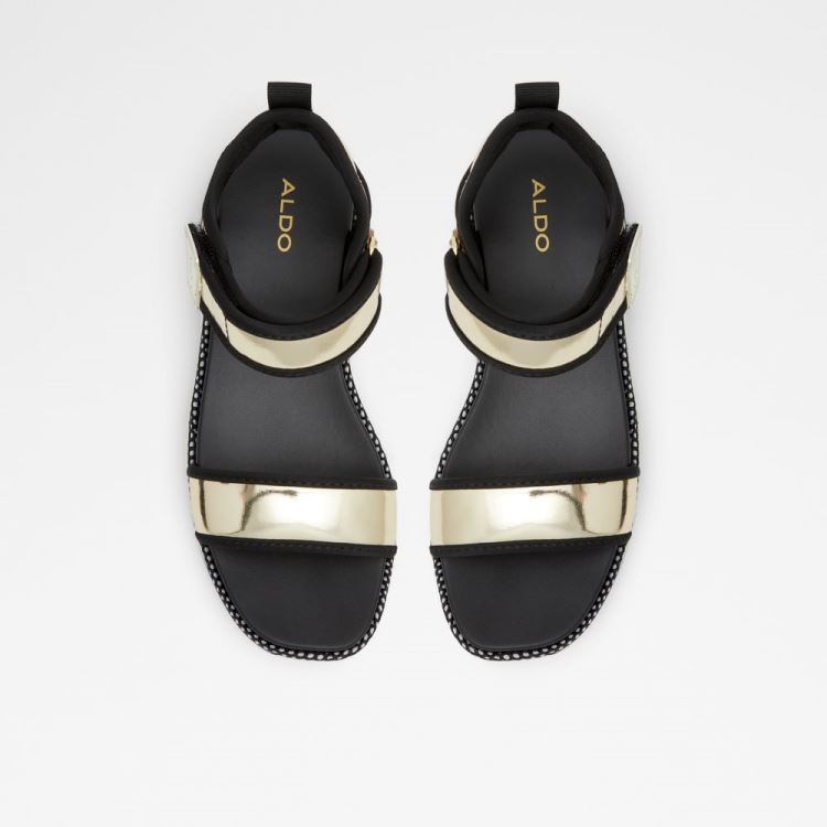 Aldo Talenagyn Sandaler Dam Black-Gold Multi | AKyqPemA