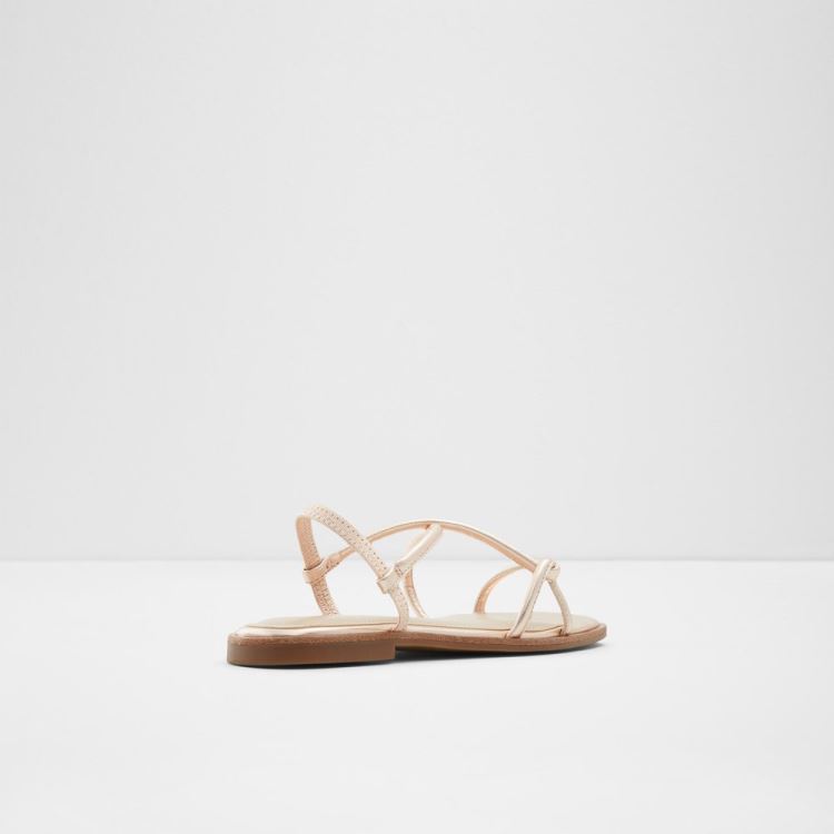 Aldo Toosieflex Platta Sandaler Dam Rosa Guld | Vt7MzfwD