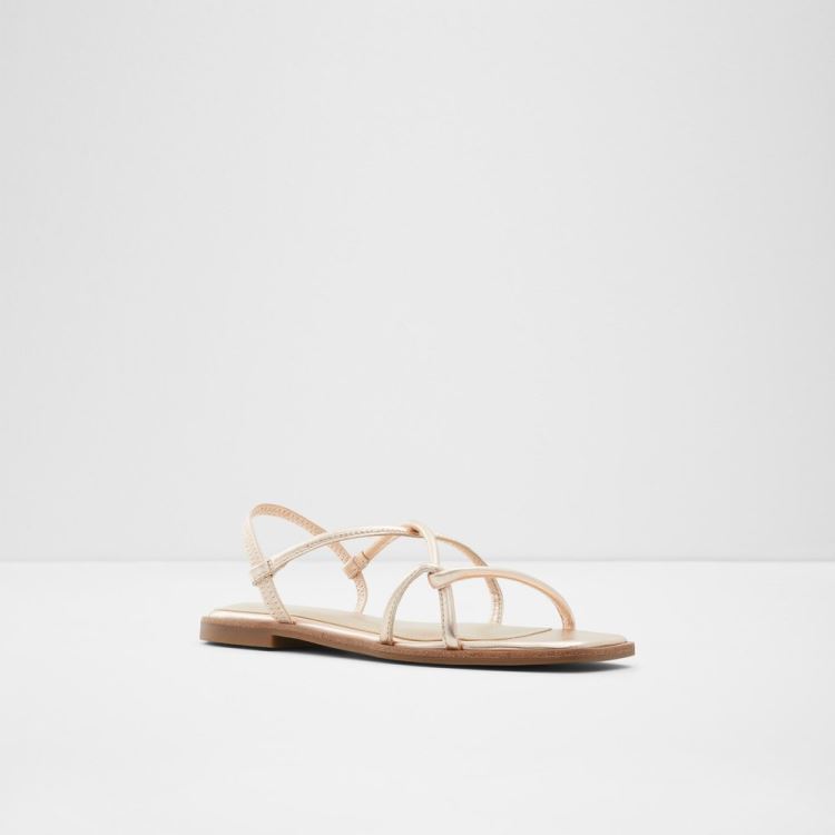 Aldo Toosieflex Platta Sandaler Dam Rosa Guld | Vt7MzfwD