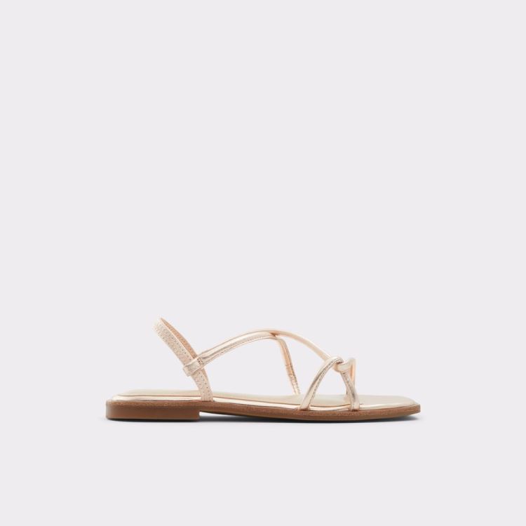 Aldo Toosieflex Platta Sandaler Dam Rosa Guld | Vt7MzfwD