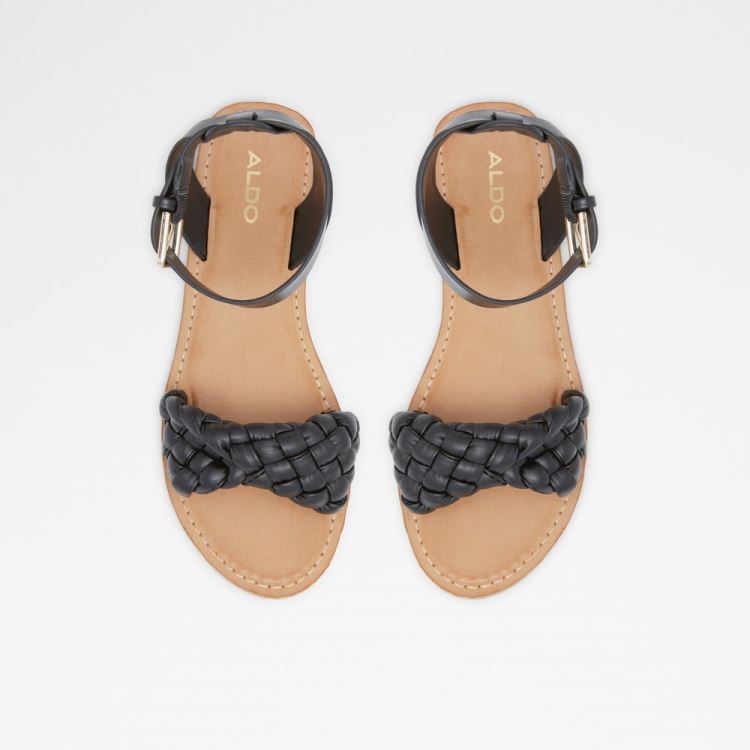 Aldo Tressa Platta Sandaler Dam Svarta | 7NVSY9lu