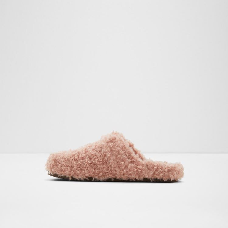 Aldo Wfh Mules Skor Dam Bone Textile Faux Fur | boyfydCW