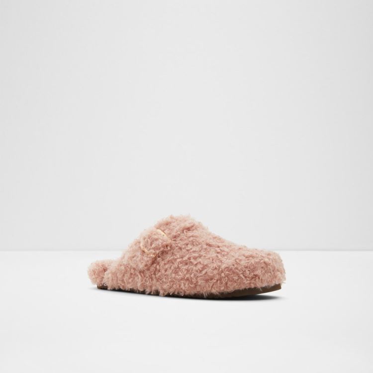 Aldo Wfh Mules Skor Dam Bone Textile Faux Fur | boyfydCW