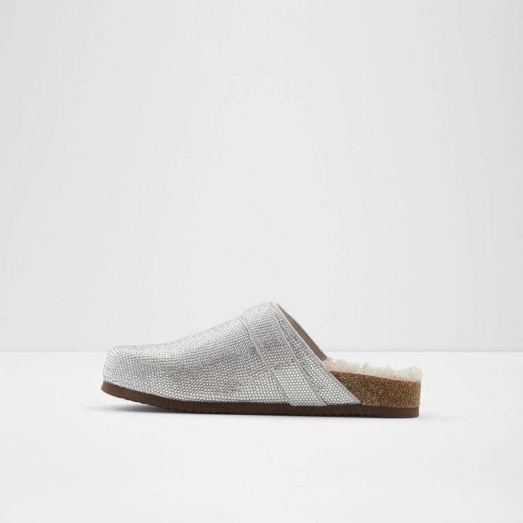 Aldo Wfh Mules Skor Dam Silver | 3inBnibM